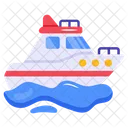 Cruise Ship Boat Icon