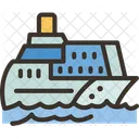 Ship Cruise Sea Icon