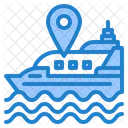 Ship Location Boat Location Shipping Icon