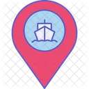 Ship Location Location Navigation Icon