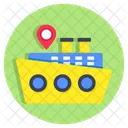 Ship Location Ship Map Ship Gps Icon