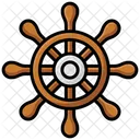 Ship Helm Ship Steering Ship Navigation Icône