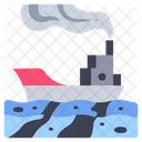 Pollution Ship Environment Icon