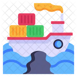 Ship Pollution  Icon