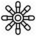 Ship Steering Wheel Icon