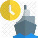Ship Time Cargo Ship Time Delivery Time Icon