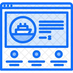 Ship Website  Icon