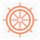 Pirates Sailor Ship Wheel Icon