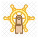 Ships Wheel Sailing Icon