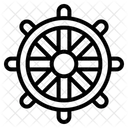 Cruise Ship Boat Paddle Icon