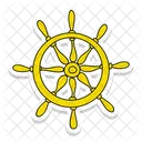 Ship Wheel Steering Ship Wheel Icon