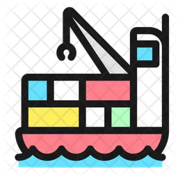 Shipment Cargo Boat  Icon