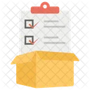 Shipment Inspection Parcel Tracking Check In Icon