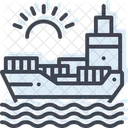 Chartering Ocean Sea Icon