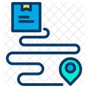 Delivery Route Shipping Route Shipping Way Icon