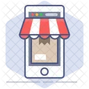 Application Mobile Shop Icon