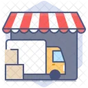 Car Courier Shop Icon