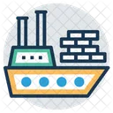 Shipping Cruise Boat Icon