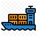 Shipping Cargo Ship Icon