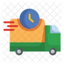 Shipping Truck Fast Delivery Icon
