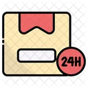 Shipping 24 Hours 24 Hours Service Icon