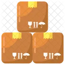 Pallet Shipment Boxes Packages Icon
