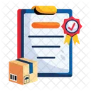 Delivery Service Shipping Insurance Quality Assurance Icon