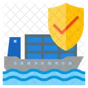 Shipping Insurance Protection Protect Coverage Transport Icon
