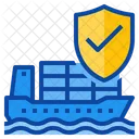 Shipping Insurance Protection Protect Coverage Transport Icon