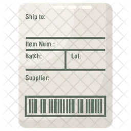 Shipping Label  Icon