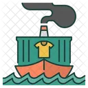 Shipping Pollution  Icon