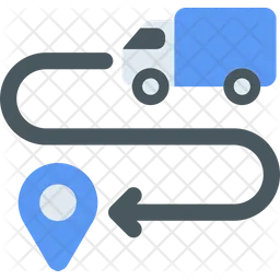 Shipping Route  Icon