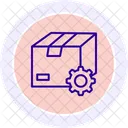 Shipping Settings Line Icon Icon