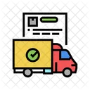 Shipping Truck Logistics Service Truck Delivery Truck Icon