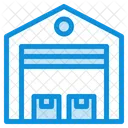 Shipping Warehouse Logistic Warehouse Package Warehouse Icon