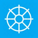 Ships Wheel Gear Icon