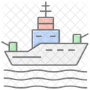 Ships Lineal Color Icon Icon
