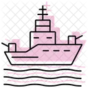 Ships Color Shadow Thinline Icon Icon