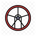 Ships Wheel Sailing Icon