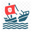 Shipwreck Sea Water Icon