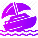 Shipwreck Maritime Disaster Vessel Wreckage Icon