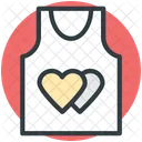 Shirt Hearts Sign Icon