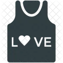 Shirt Heart Sign Icon