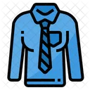 Shirt Necktie Long Icon