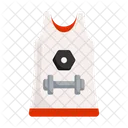 Gym Exercising Equipment Icon