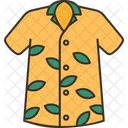 Shirt Hawaiian Cloth Icon