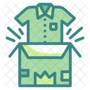 Shirt Box Product Clothing Icon