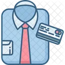 Shirt Card Payment  Icon