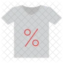 E Commerce Shirt Discount Shirt Icon