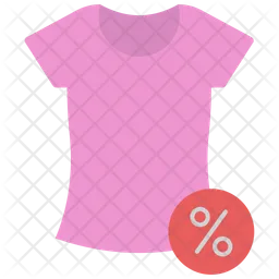Shirt discount  Icon